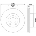 MDC1334 MINTEX Тормозной диск