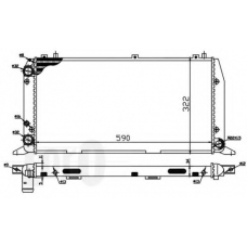 003-017-0010 LORO Радиатор, охлаждение двигателя
