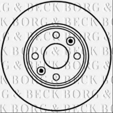 BBD5226 BORG & BECK Тормозной диск