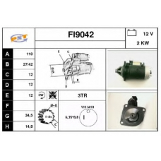 FI9042 SNRA Стартер