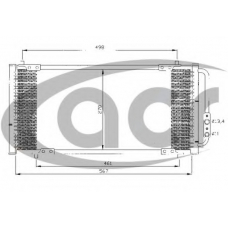 300481 ACR Конденсатор, кондиционер