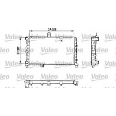 811057 VALEO Радиатор, охлаждение двигателя