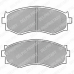 LP916 DELPHI Комплект тормозных колодок, дисковый тормоз