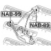 NAB-99 FEBEST Подвеска, рычаг независимой подвески колеса