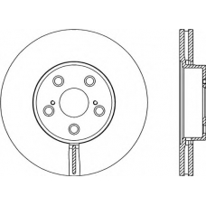 BDR2057.20 OPEN PARTS Тормозной диск