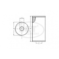 SC 7008 SCT Топливный фильтр