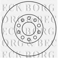 BBD5205 BORG & BECK Тормозной диск
