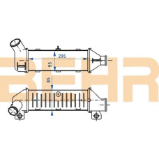 2110208 BEHR Intercooler