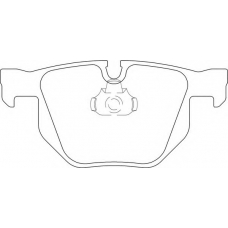 LVXL1653 MOTAQUIP Комплект тормозных колодок, дисковый тормоз