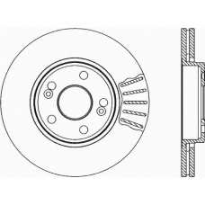 BDR1816.20 OPEN PARTS Тормозной диск