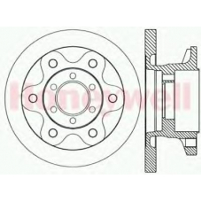 562493B BENDIX Тормозной диск