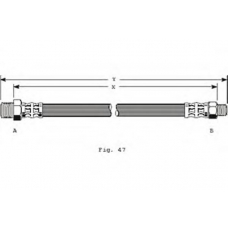 PHC173 TRW Тормозной шланг