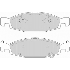 FD6953A NECTO Комплект тормозных колодок, дисковый тормоз