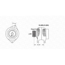 063321402010 MAGNETI MARELLI Генератор