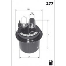 ELE6024 MECAFILTER Топливный фильтр