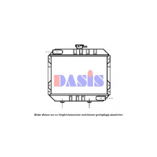 090940N AKS DASIS Радиатор, охлаждение двигателя