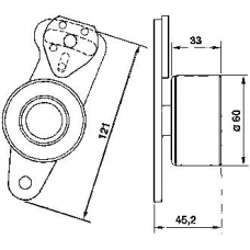 VKM 16212 SKF Натяжной ролик, ремень грм