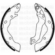53-0176 METELLI Комплект тормозных колодок
