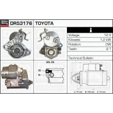 DRS3176 DELCO REMY Стартер