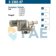 5336587 FAE Термостат, охлаждающая жидкость