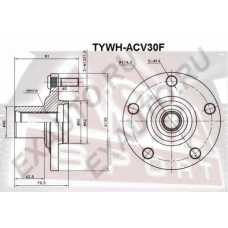 TYWH-ACV30F ASVA Ступица колеса