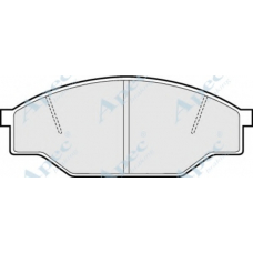 PAD476 APEC Комплект тормозных колодок, дисковый тормоз