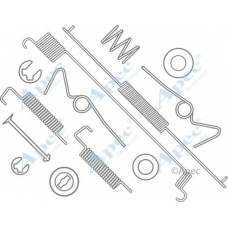 KIT747 APEC Комплектующие, тормозная колодка