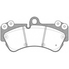 BPA0994.00 OPEN PARTS Комплект тормозных колодок, дисковый тормоз