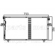 PXNCW-003 Parts mall Конденсатор, кондиционер