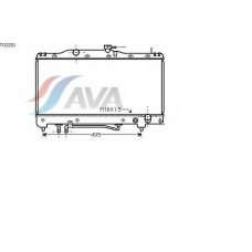 TO2201 AVA Радиатор, охлаждение двигателя