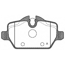 BPA1132.00 OPEN PARTS Комплект тормозных колодок, дисковый тормоз