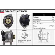 DRA3237 DELCO REMY Генератор