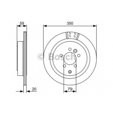 0 986 479 492 BOSCH Тормозной диск