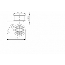 TKR 9891 TIMKEN Натяжной ролик, ремень грм