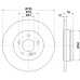 MDC1365 MINTEX Тормозной диск