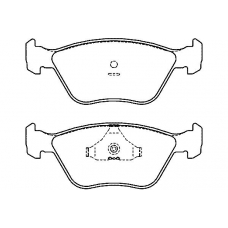 21358 198  0 5 T403 TEXTAR Колодки тормозные