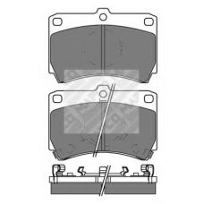 6335/1 MAPCO Комплект тормозных колодок, дисковый тормоз