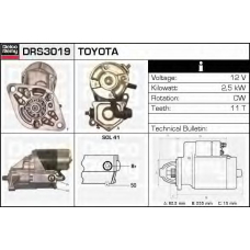 DRS3019 DELCO REMY Стартер