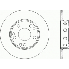 BDR1291.10 OPEN PARTS Тормозной диск