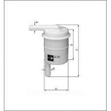 KL 133 MAHLE Топливный фильтр