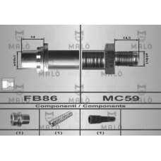 80595 Malo Тормозной шланг