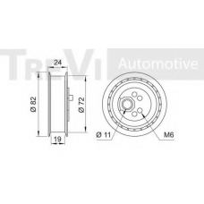 SK101146 SK Натяжной ролик, ремень грм