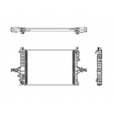 53532 NRF Радиатор, охлаждение двигателя