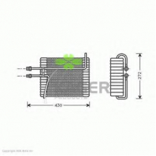94-5632 KAGER Испаритель, кондиционер