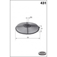 LFAF340 LUCAS FILTERS Воздушный фильтр