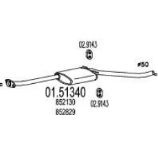01.51340 MTS Средний глушитель выхлопных газов