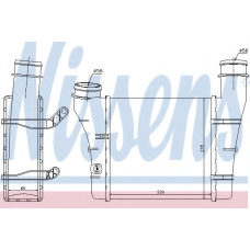 96707 NISSENS Интеркулер