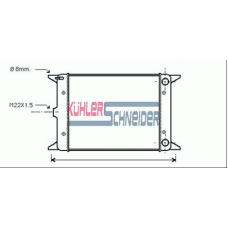 1301301 KUHLER SCHNEIDER Радиатор, охлаждение двигател