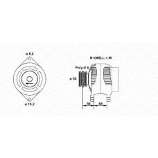 943356960010 MAGNETI MARELLI Генератор