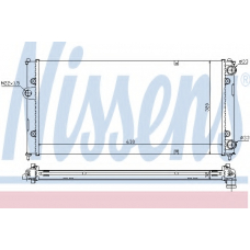 639971 NISSENS Радиатор, охлаждение двигателя